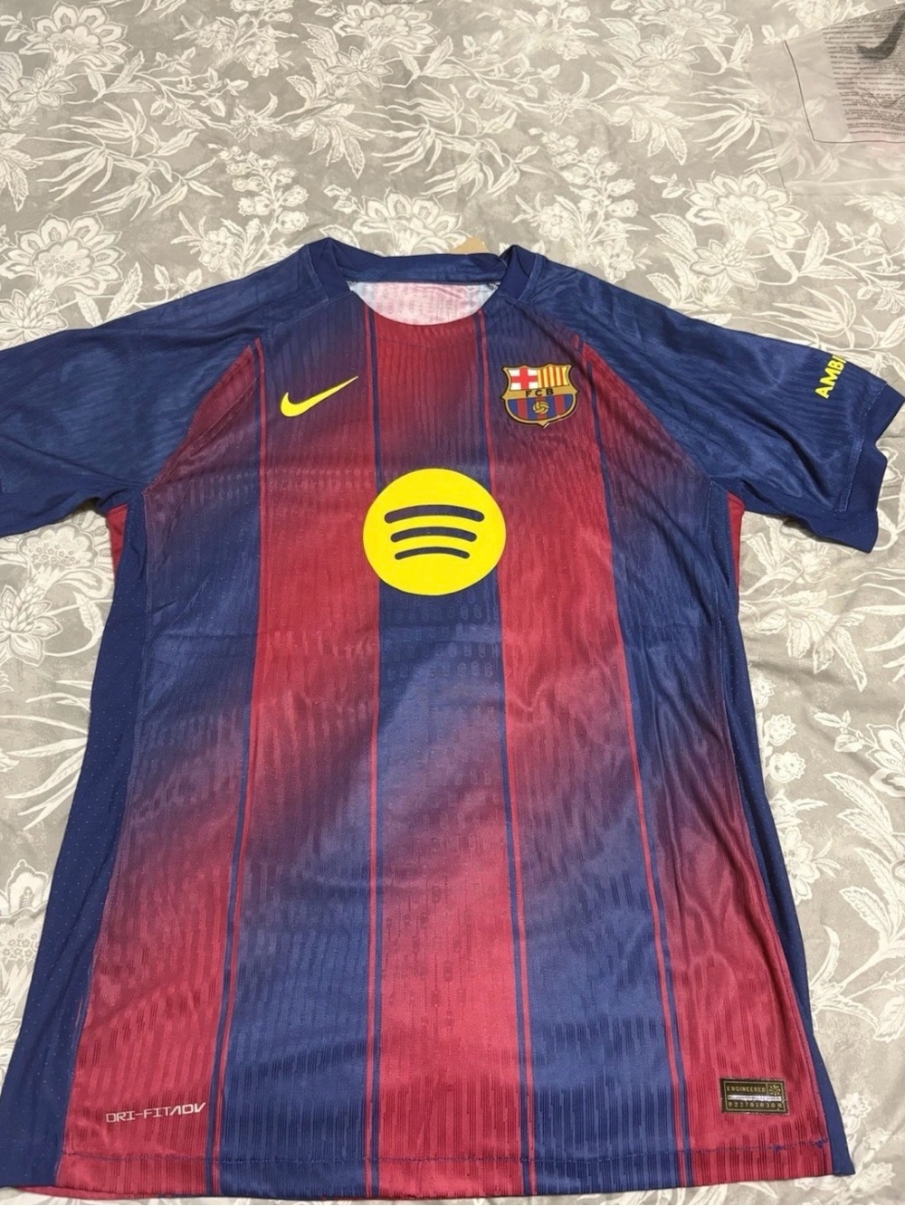 FC Barcelona Jersey - Navy, Red & Yellow Accents